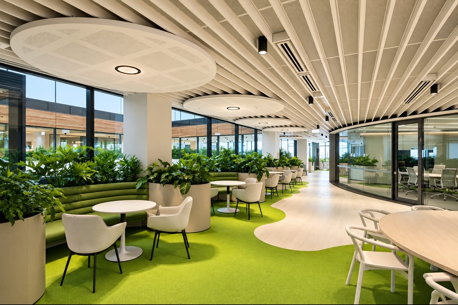 Biophilic Office Interior Design | Porur