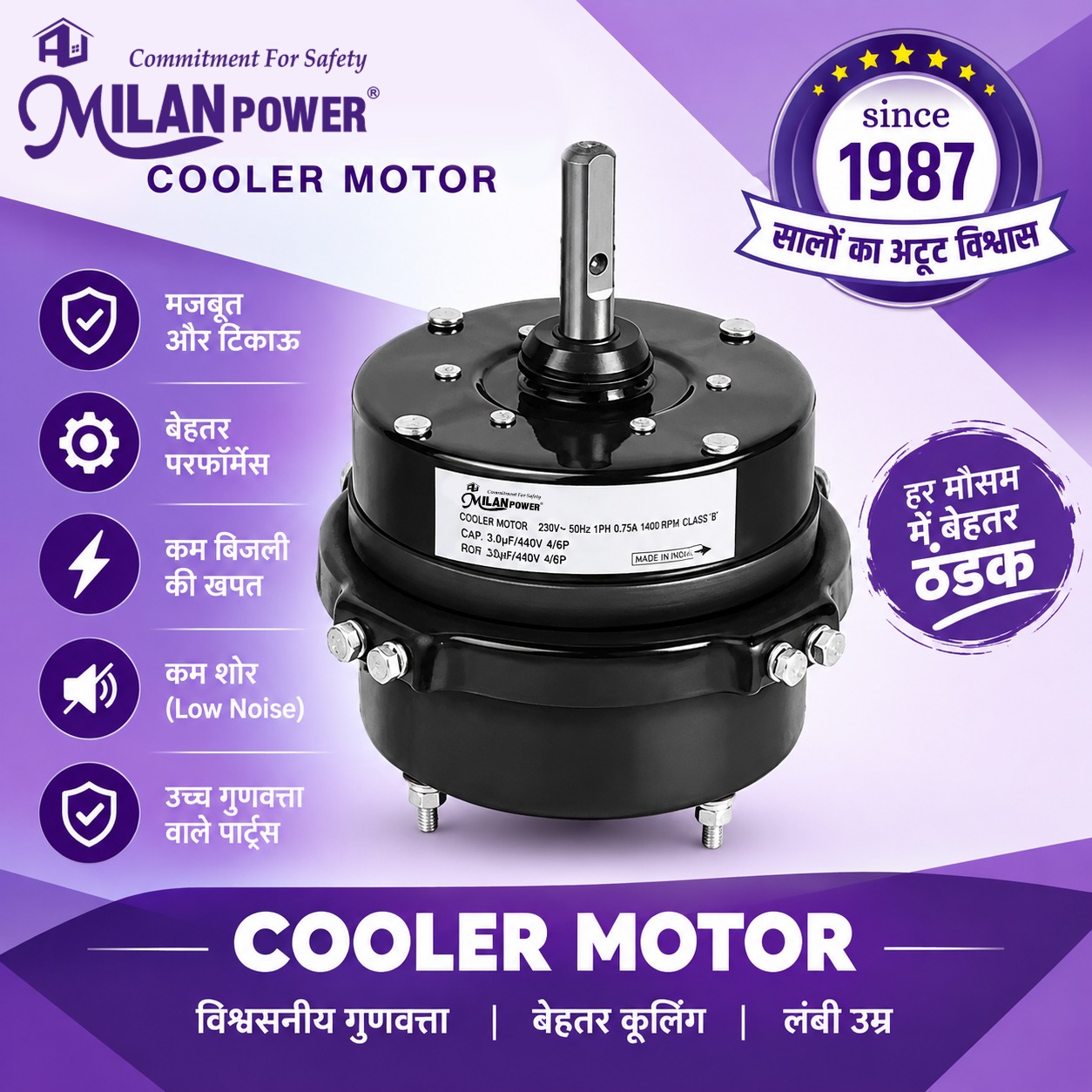 Cooler Motor Supplier in Jaipur Rajasthan