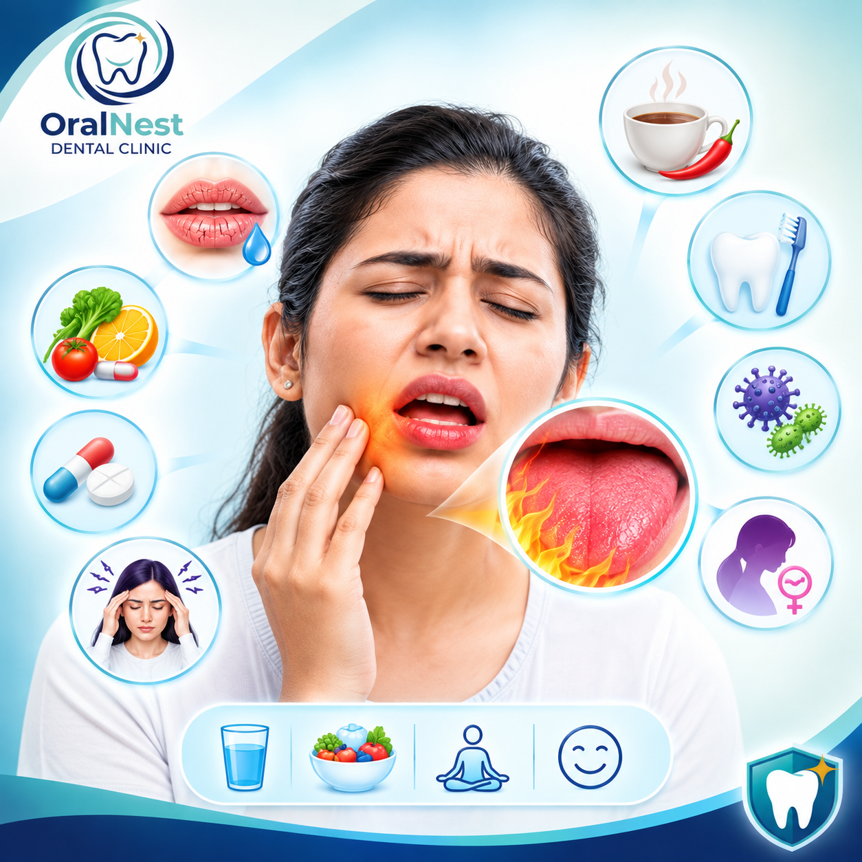 What Causes a Burning Sensation in the Mouth?