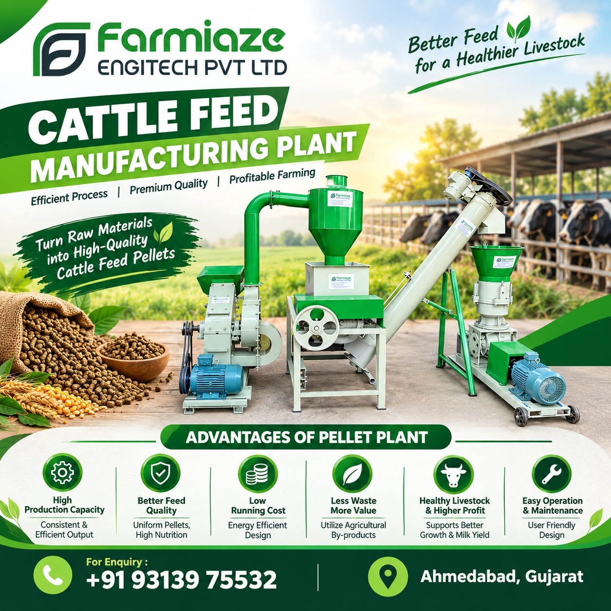 Cattle Feed Manufacturing Plant in Junagadh