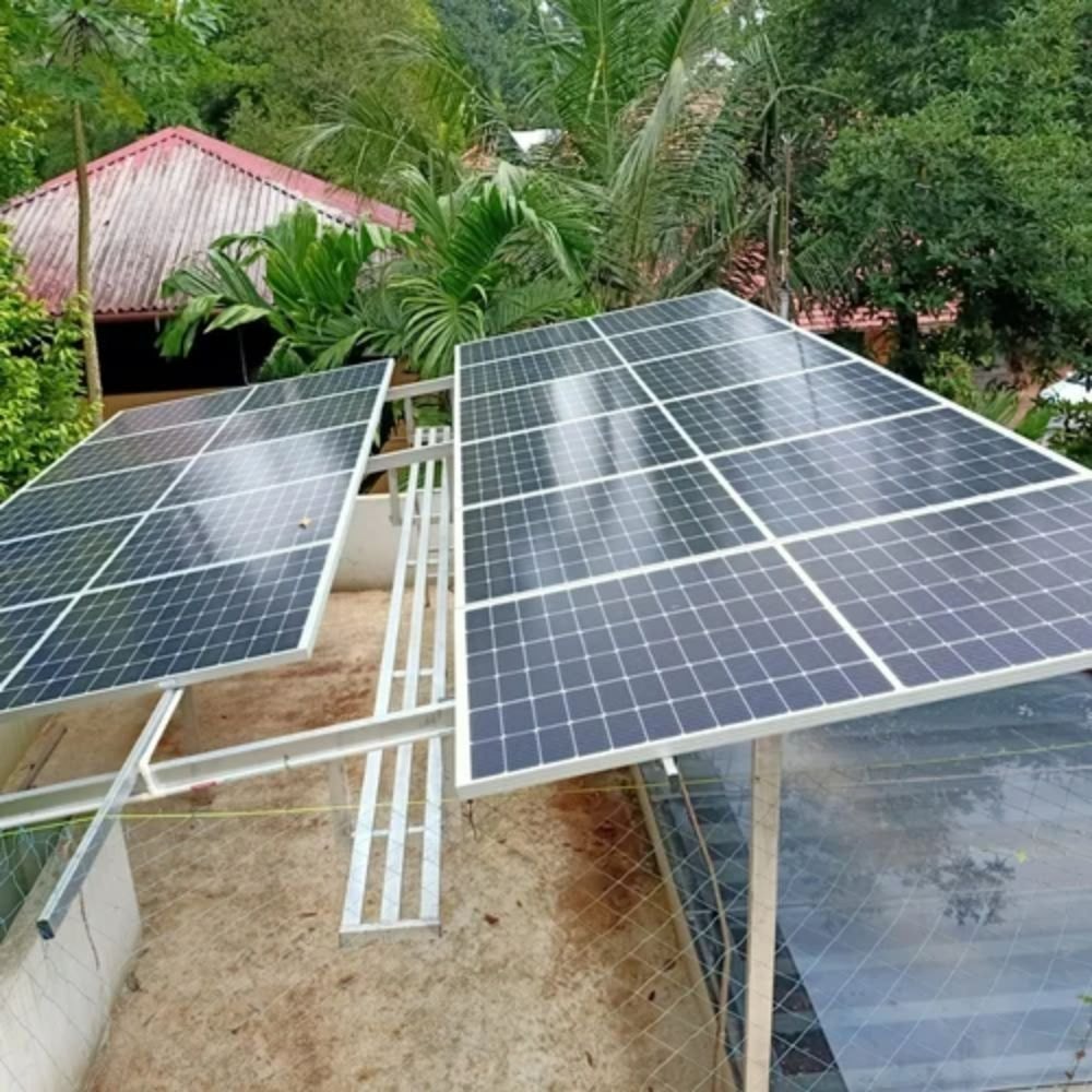 Solar Panel Installation Near Maniyar Petrol Pump, Narol, Ahmedabad