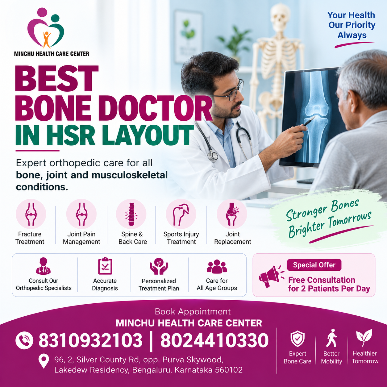 Best Bone Doctor HSR Layout for Spine Treatment
