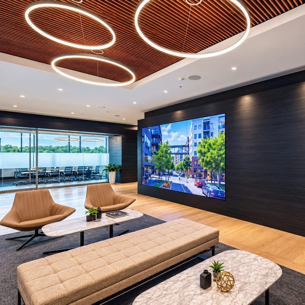 Luxury Executive Office Lounge Design | OMR