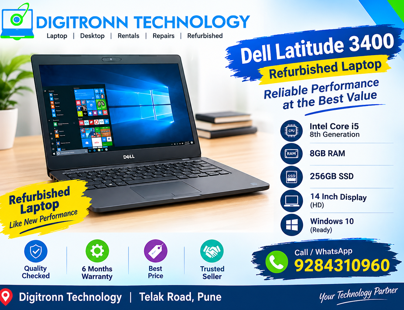 refurbished laptop Tilak Road