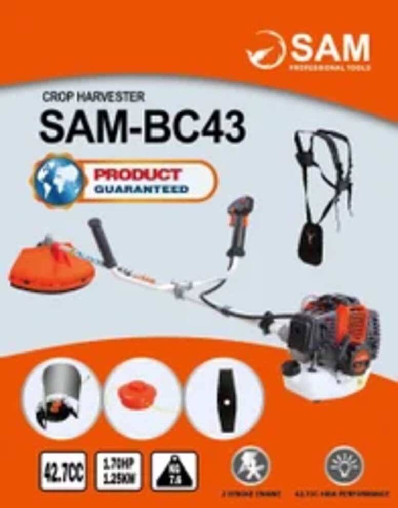 How a Brush Cutter with Paddy Gatherer Can Simplify Paddy Cutting and Collection