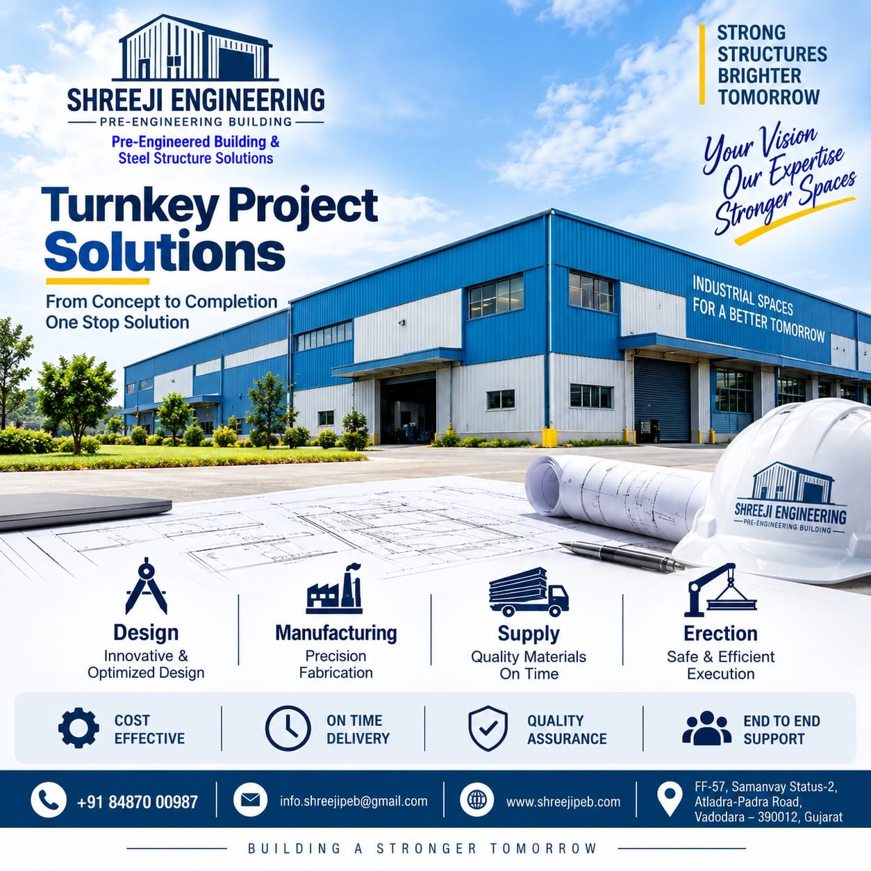 Shreeji Engineering – Your Trusted Partner for PEB & Complete Industrial Engineering Solutions
