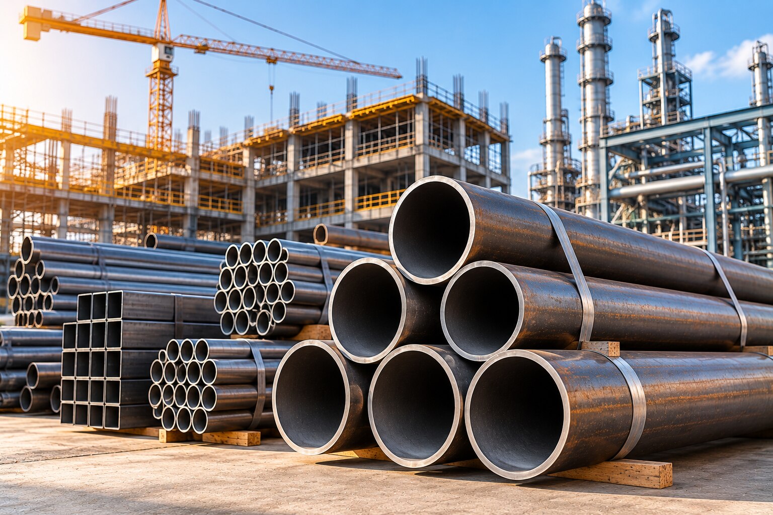 Steel Pipe Supplier for Construction and Industrial Applications