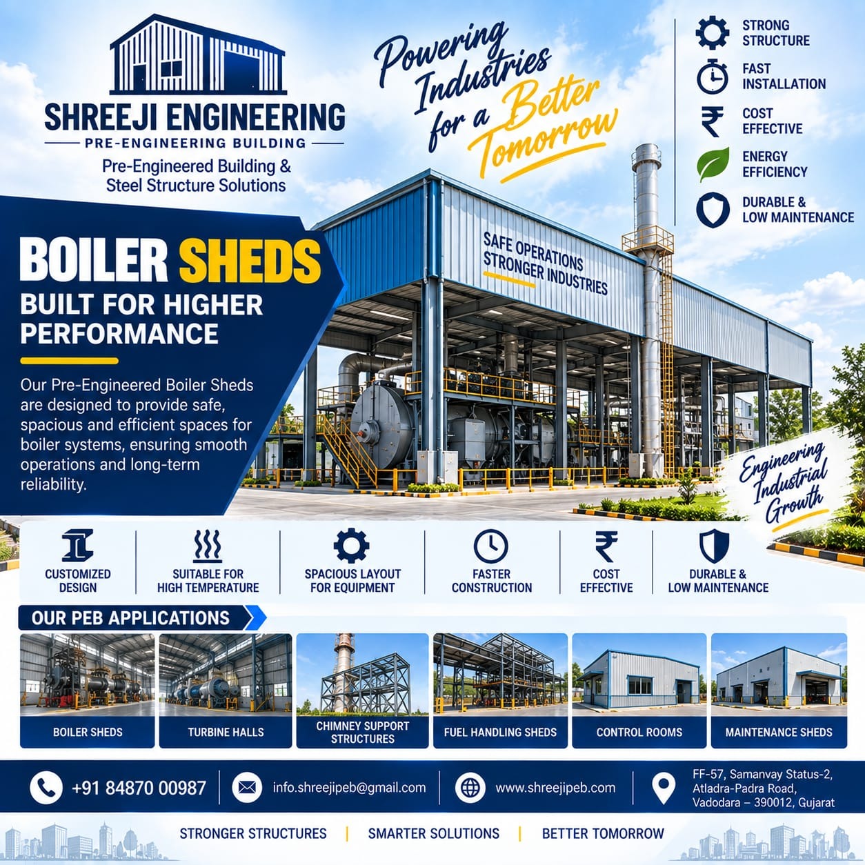 STRONG BOILER SHED STRUCTURE