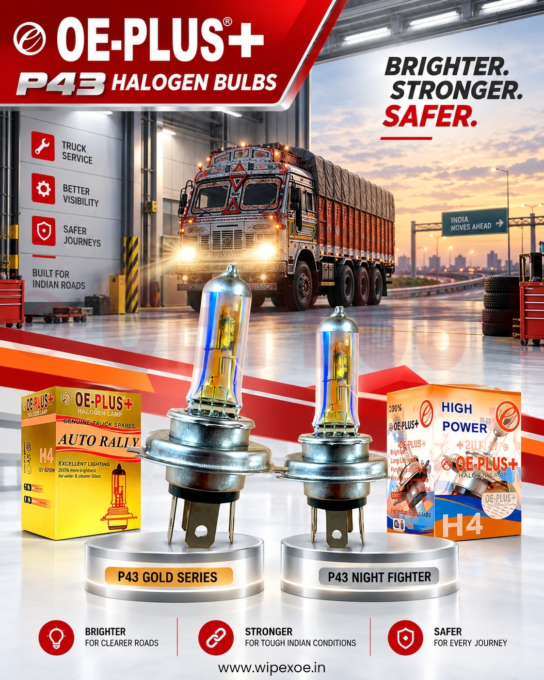 Truck Halogen Bulbs Manufacturer in Delhi | Wipex Industries