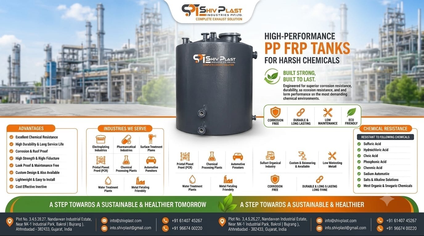 PP FRP Storage Tank