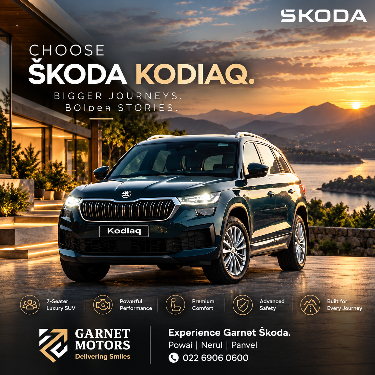 Choose ŠKODA Kodiaq | Power, Luxury & Adventure in One SUV