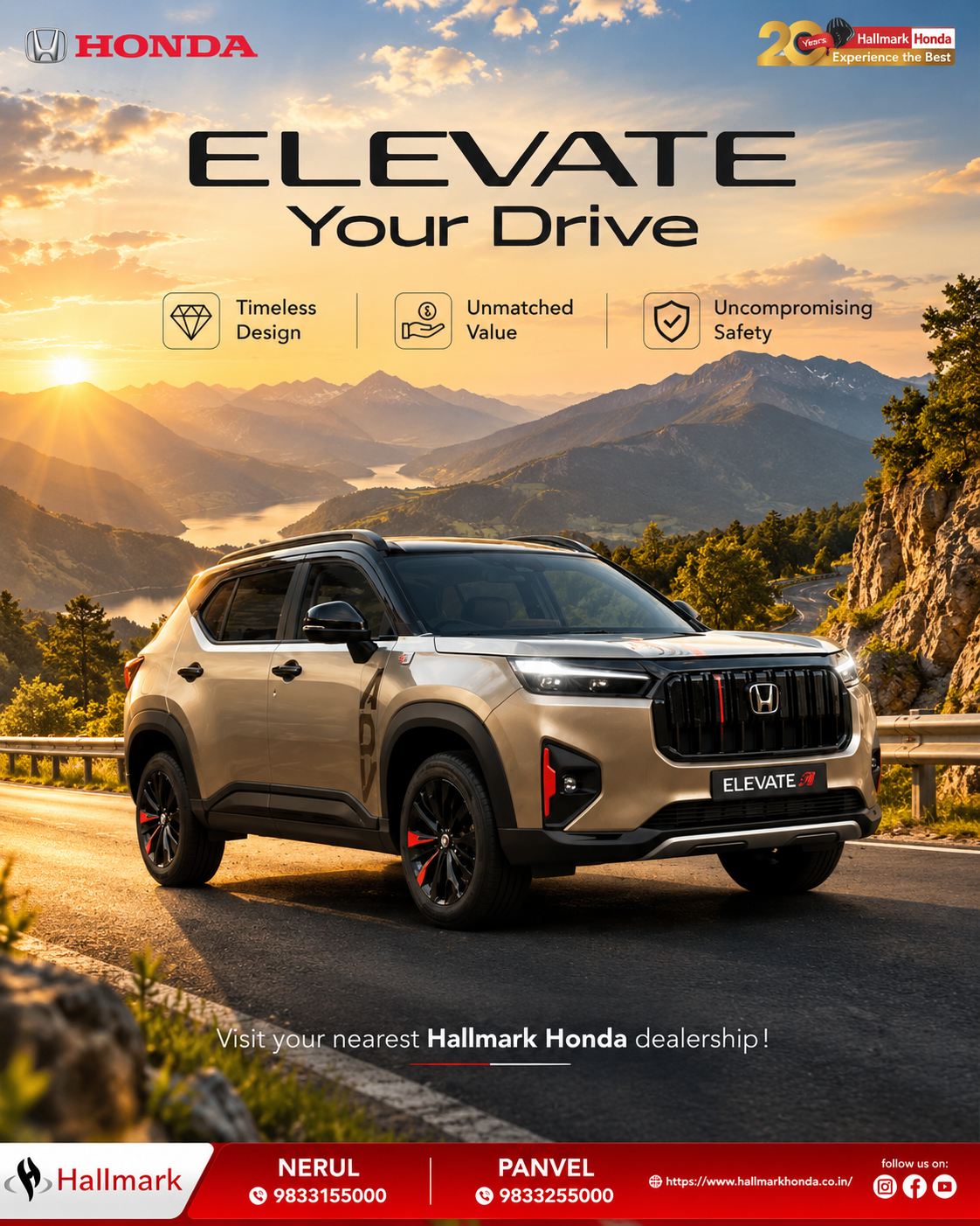 Elevate Your Drive | Discover the Honda Elevate at Hallmark Honda