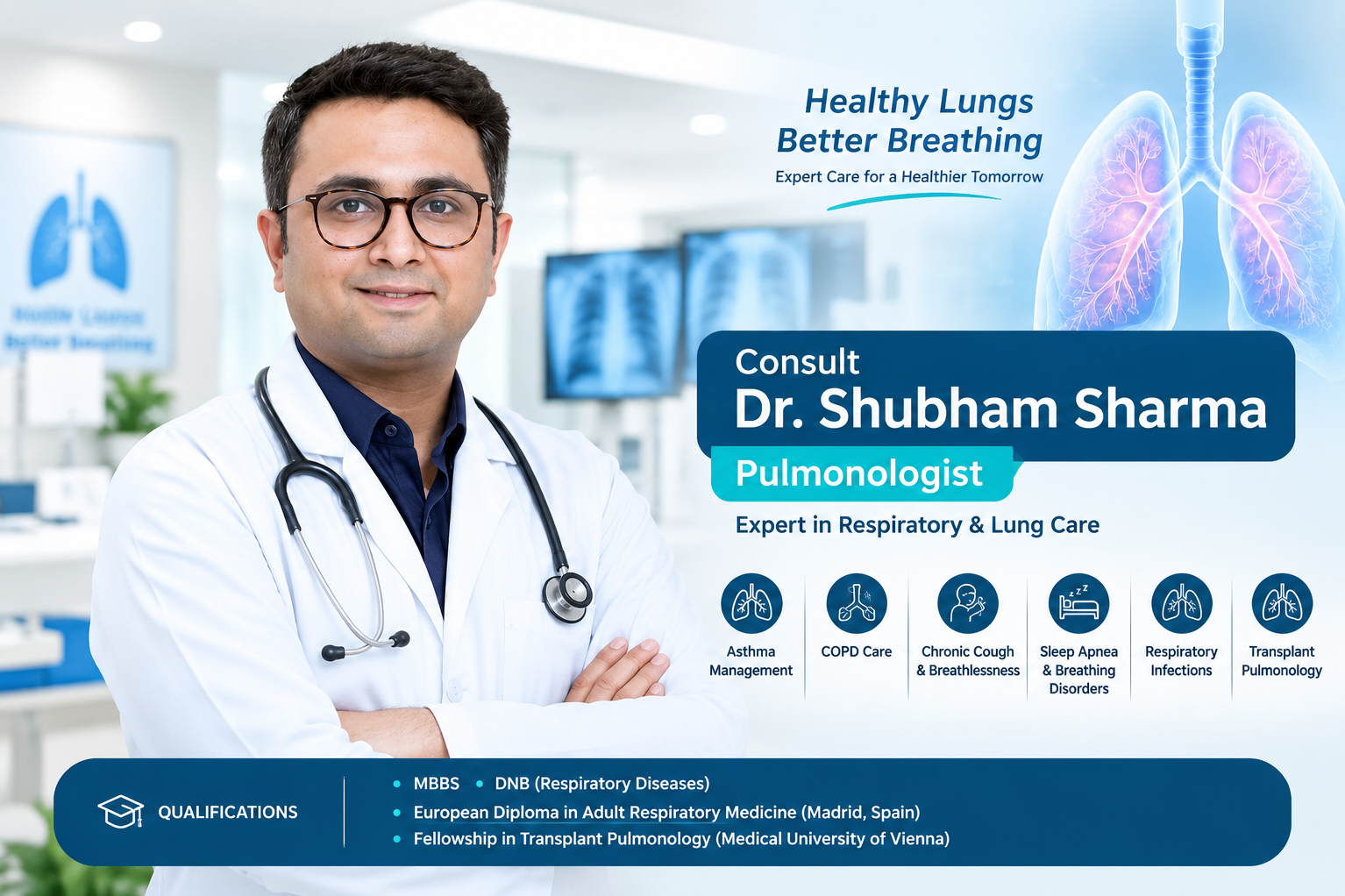 Best Pulmonologist in Jaipur – Dr. Shubham Sharma