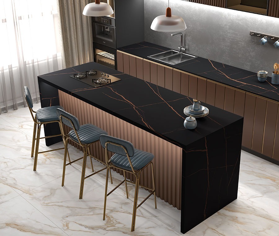 Decoring the dream kitchen with aesthetic & durability.
