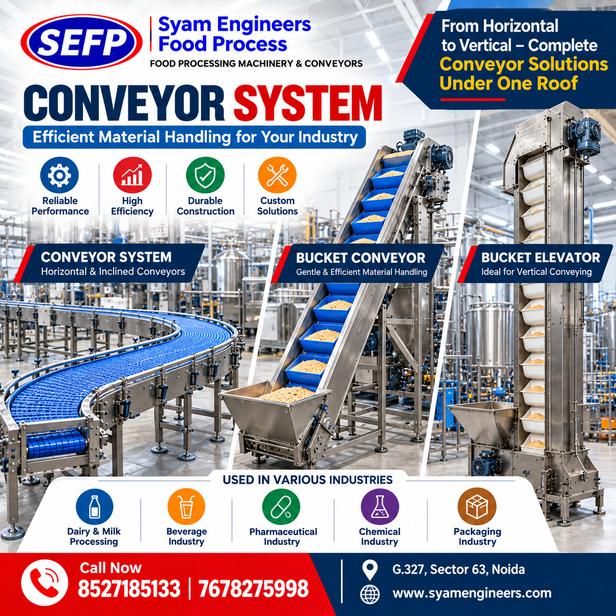 Industrial Conveyor Systems Manufacturer In Noida