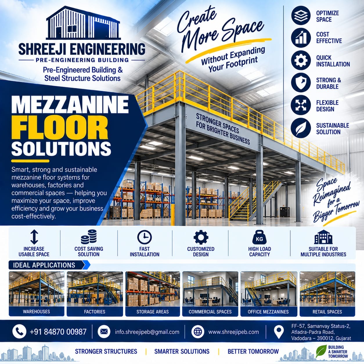 Mezzanine Floor Solution โ More Space, Less Area