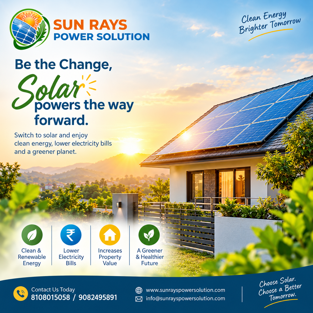 ☀️ Be the Change. Let Solar Power Your Way Forward! 🌱