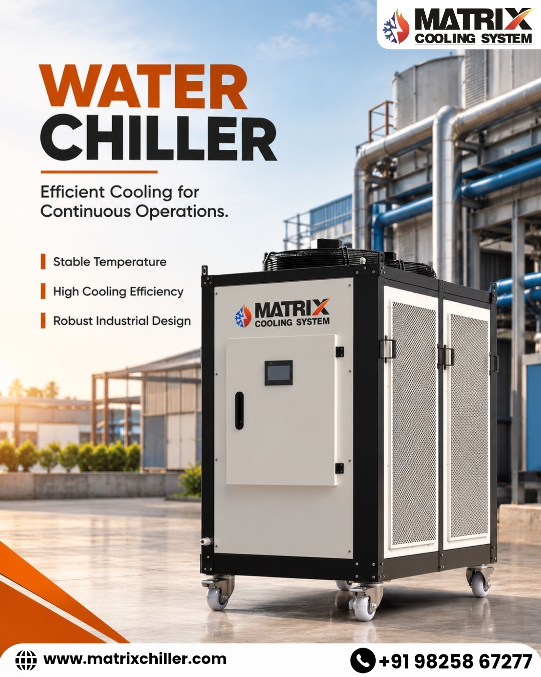 Industrial Water Chiller for Reliable Temperature Control