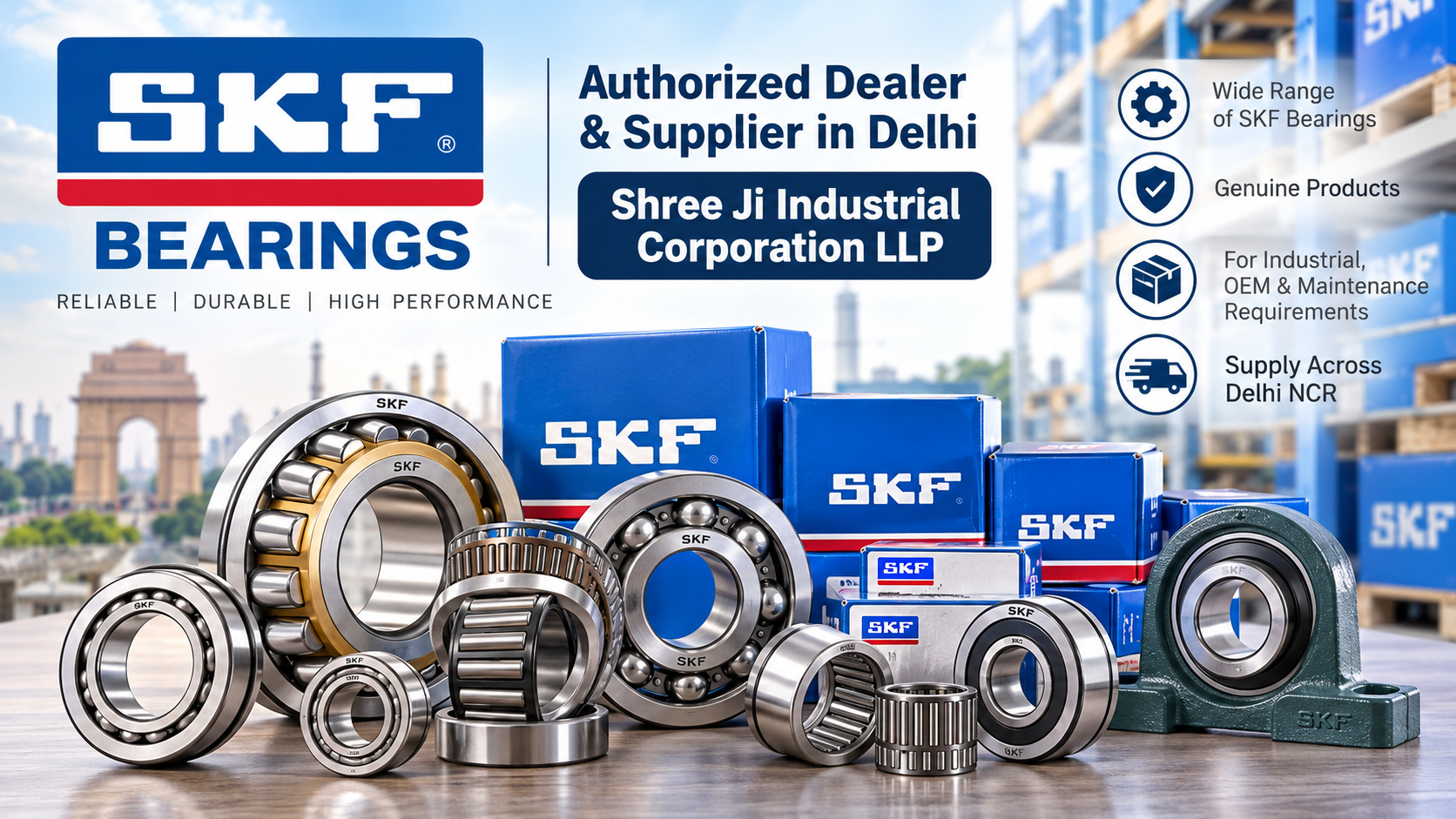 SKF Bearing Dealers In Delhi