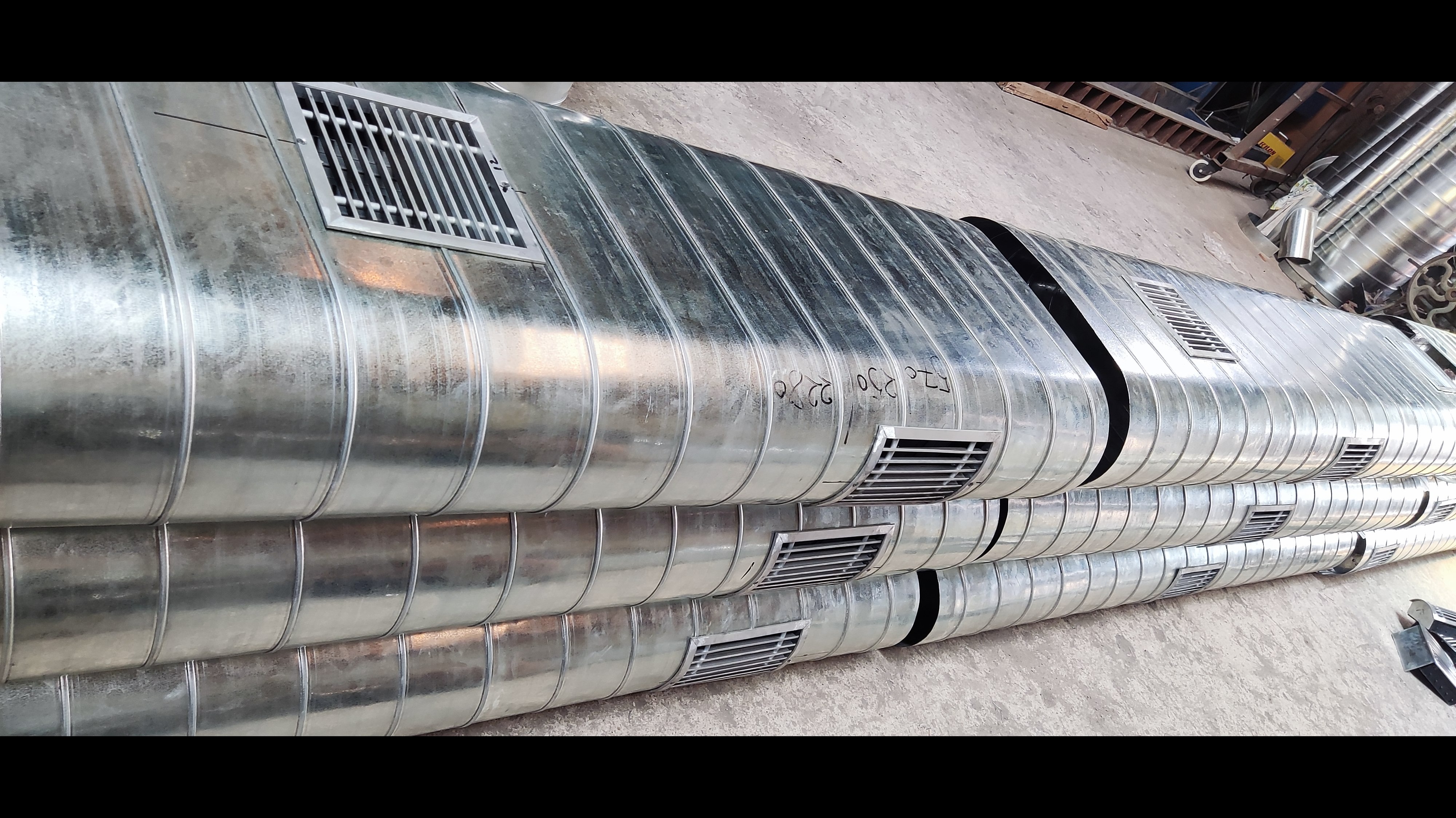 Double Wall Spiral Flat Oval Air Duct Manufacturer and Supplier in Vadodara Gujarat India
