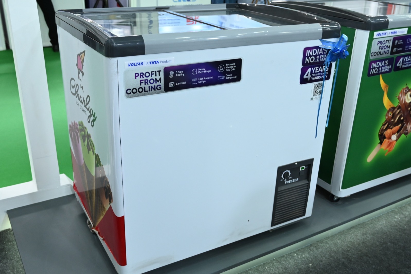 GLASS TOP FREEZER