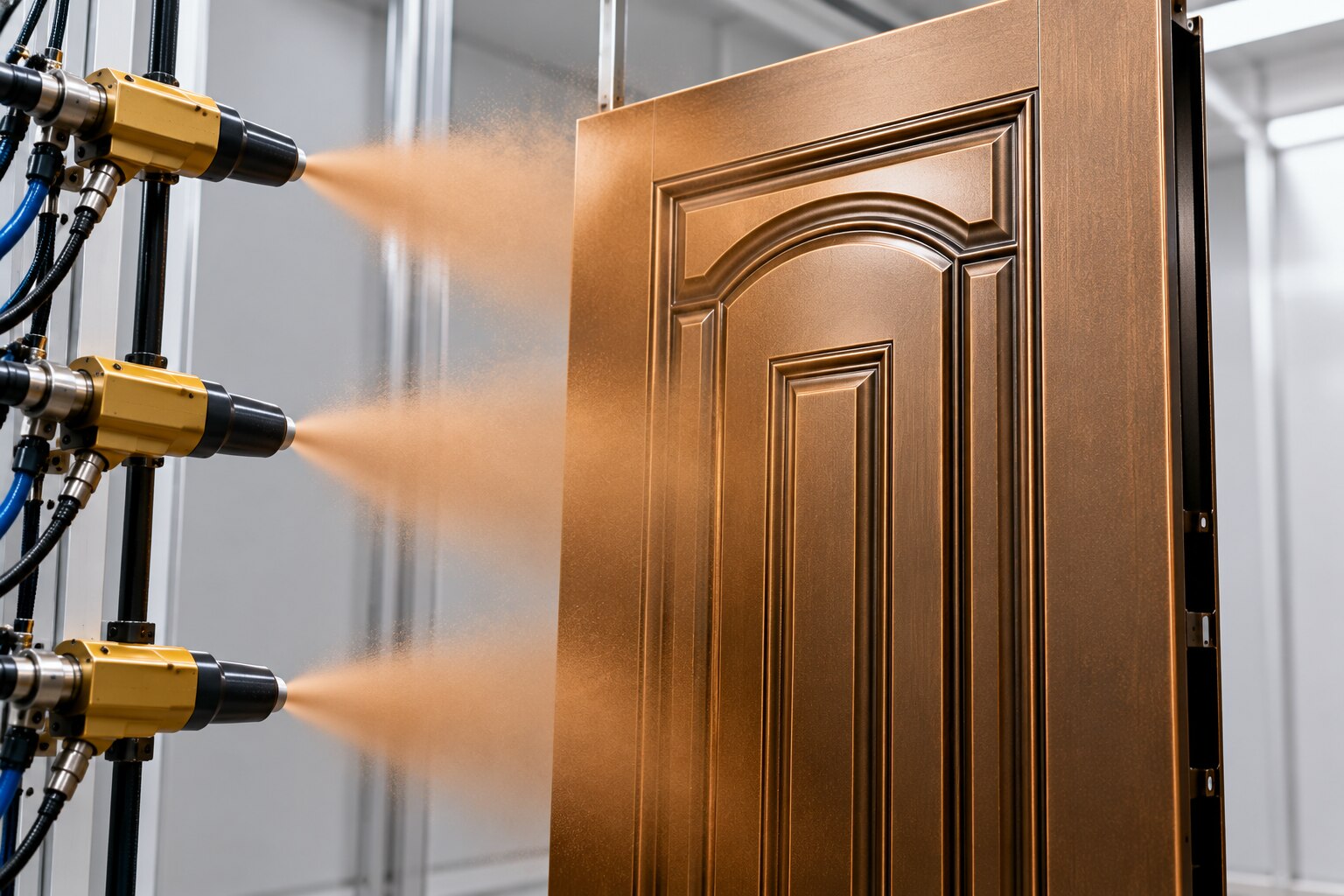 Antique Finish Coating Machines for Aluminium and Metal Door Production