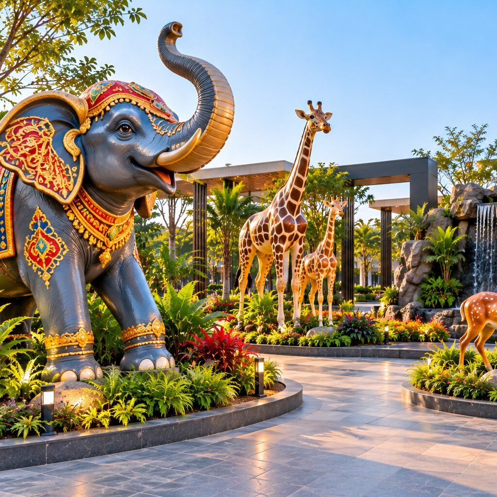 How Custom FRP Statues Are Designed for Parks, Events, Resorts, and Commercial Spaces