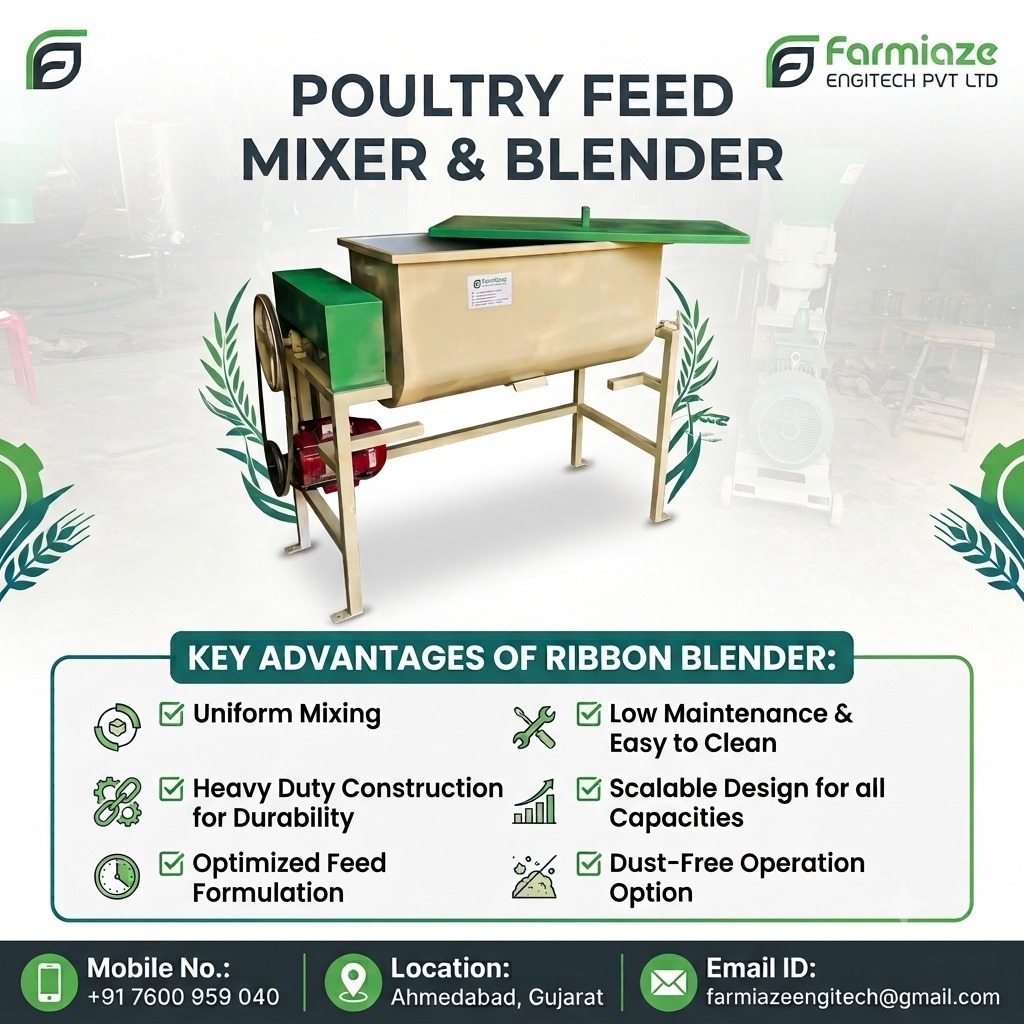Poultry Feed Mixer & Blender Manufacturer in Rajasthan