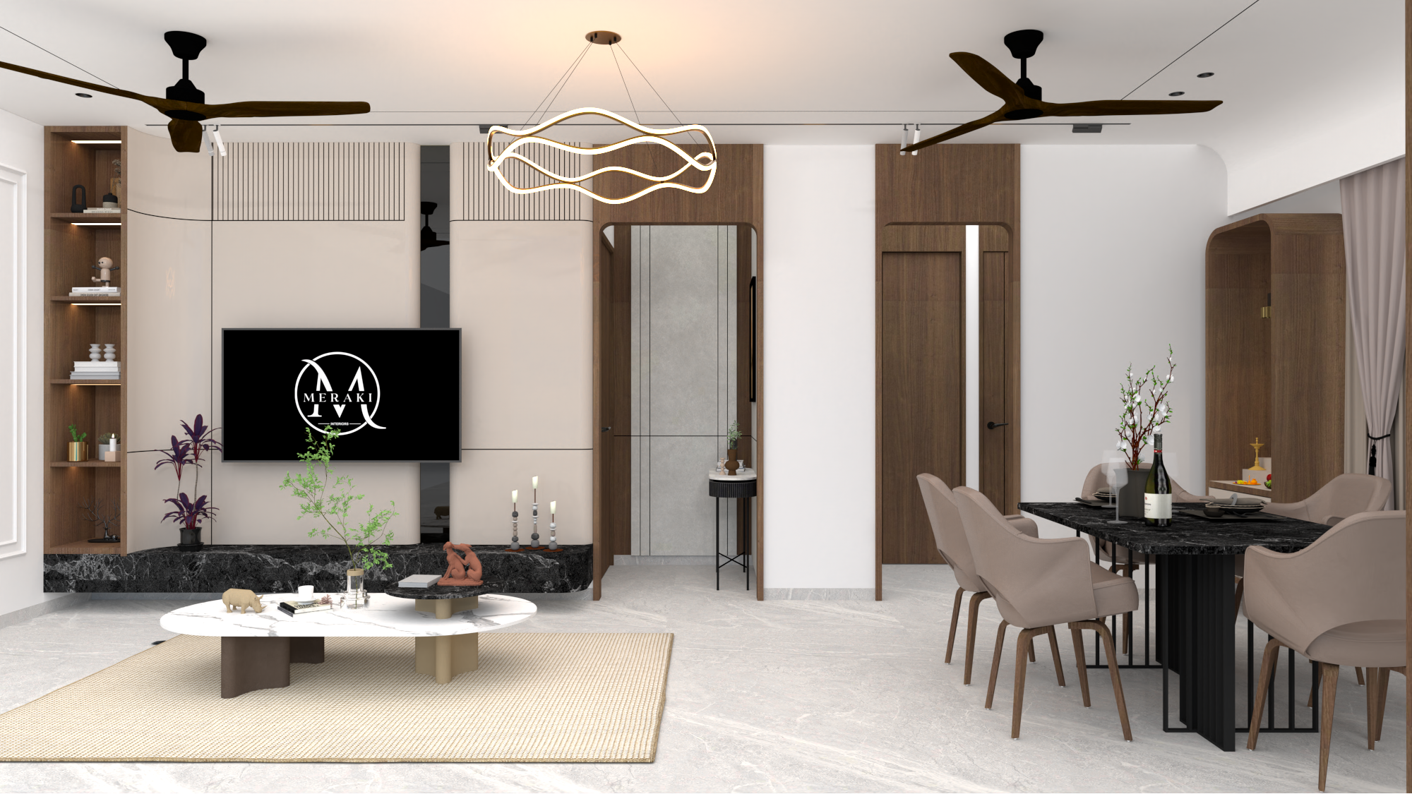 Interior Designer's in Nashik, interior Studio in Nashik, Living room Interior Design