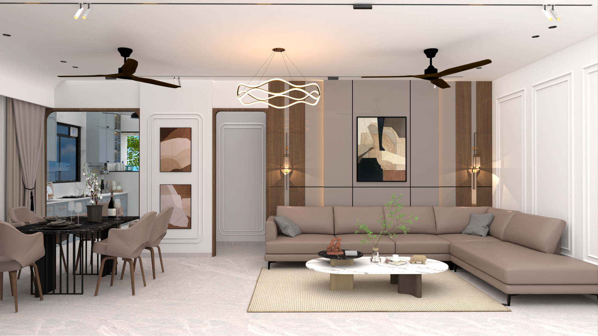 Interior Designer In Nashik, Interior Studio In Nashik, Living Room Interior Design, Space Planning