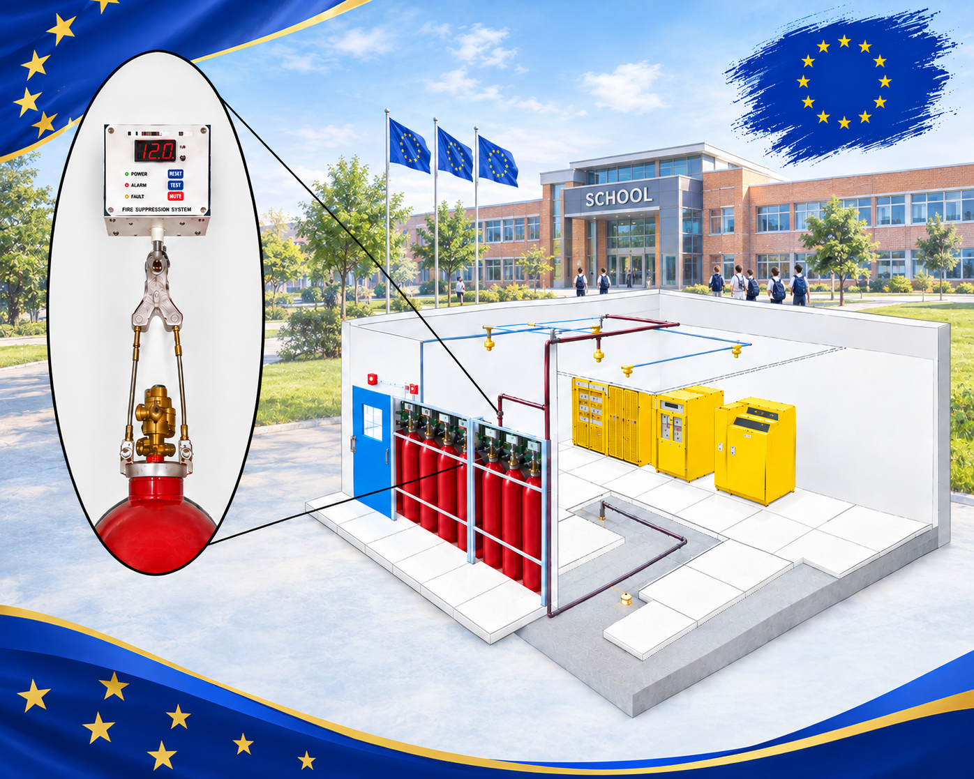 Warehouse Clean Agent Suppression Company Europe