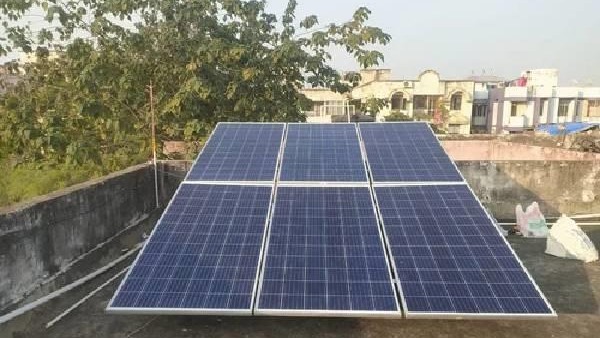 Solar Panel Installation Near Telephone Exchange, Vejalpur, Ahmedabad