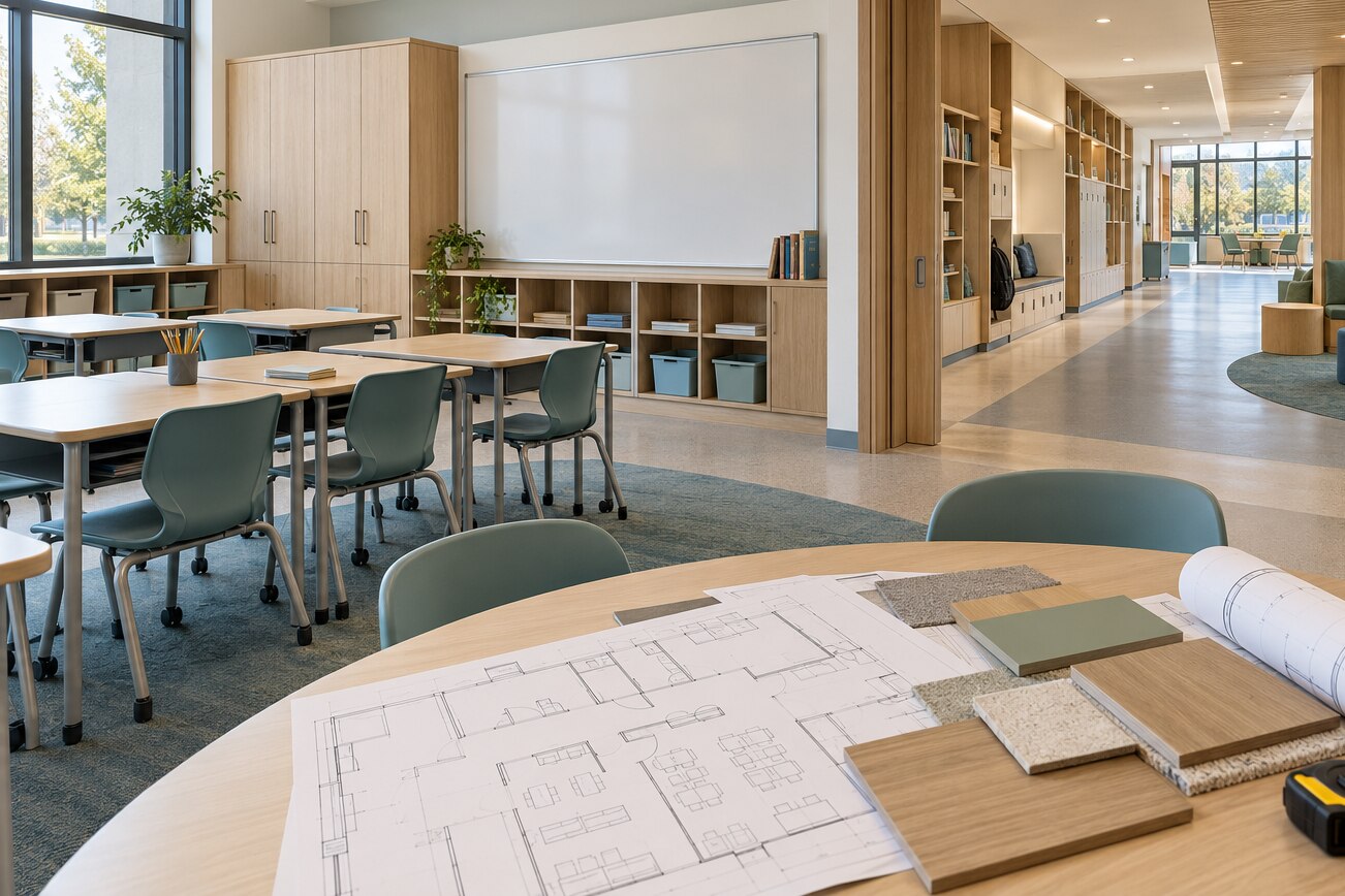 How Turnkey Interior Designers Coordinate School Interior Projects