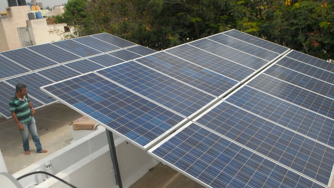 Solar Panel Installation Near Bage Nishat Society, Vejalpur, Ahmedabad