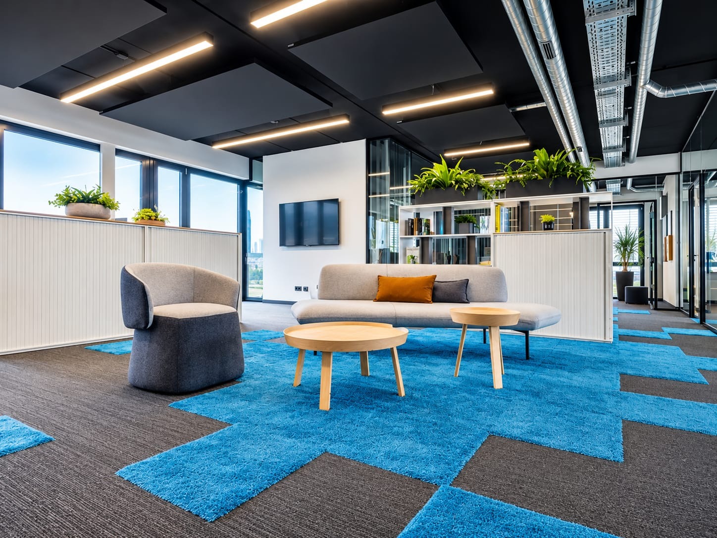 Open Plan Office Lounge Design | Anna Nagar