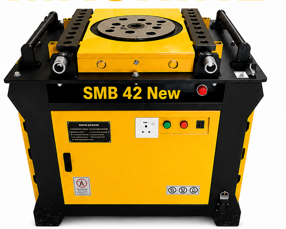 Bar Bending Machine SMB-42 | 5 HP 3 Phase TMT Bar Bender up to 32mm – S. M. Equipment