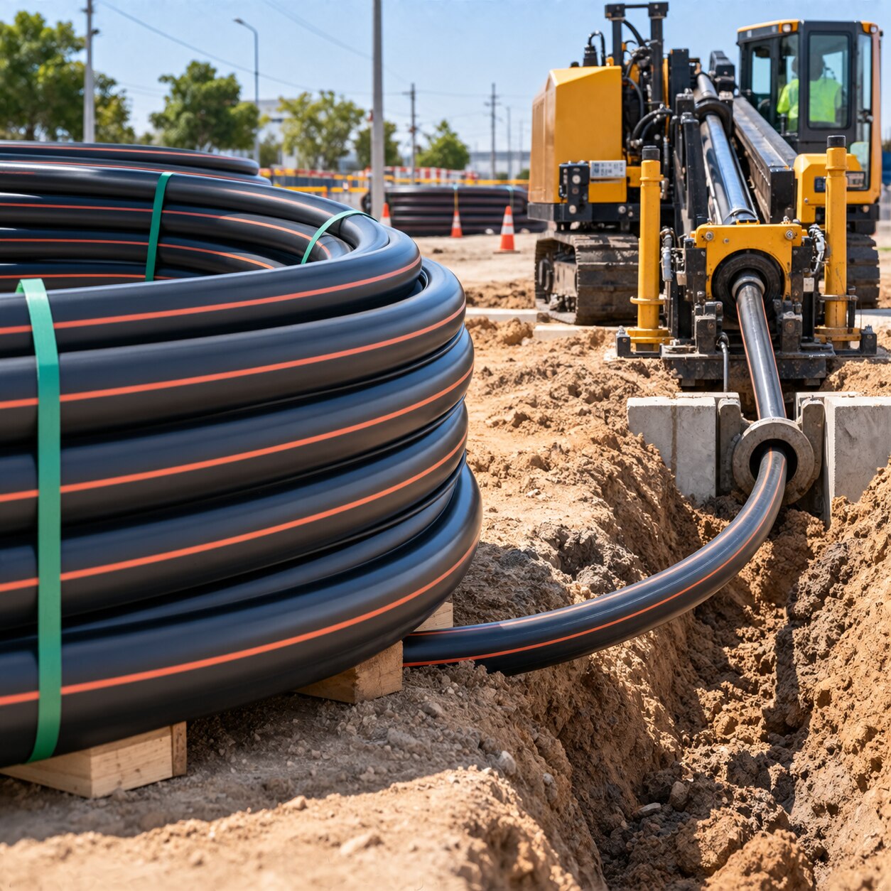 Can Railway Contractors Use Tatflow HDPE Pipe for Electrical HDD Work in Nagpur