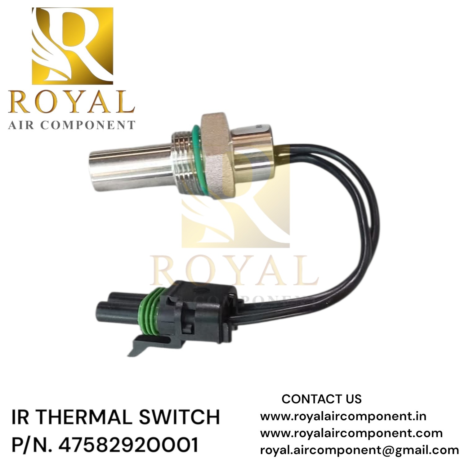 Ingersoll Rand Temperature Switch P/N 47582920001