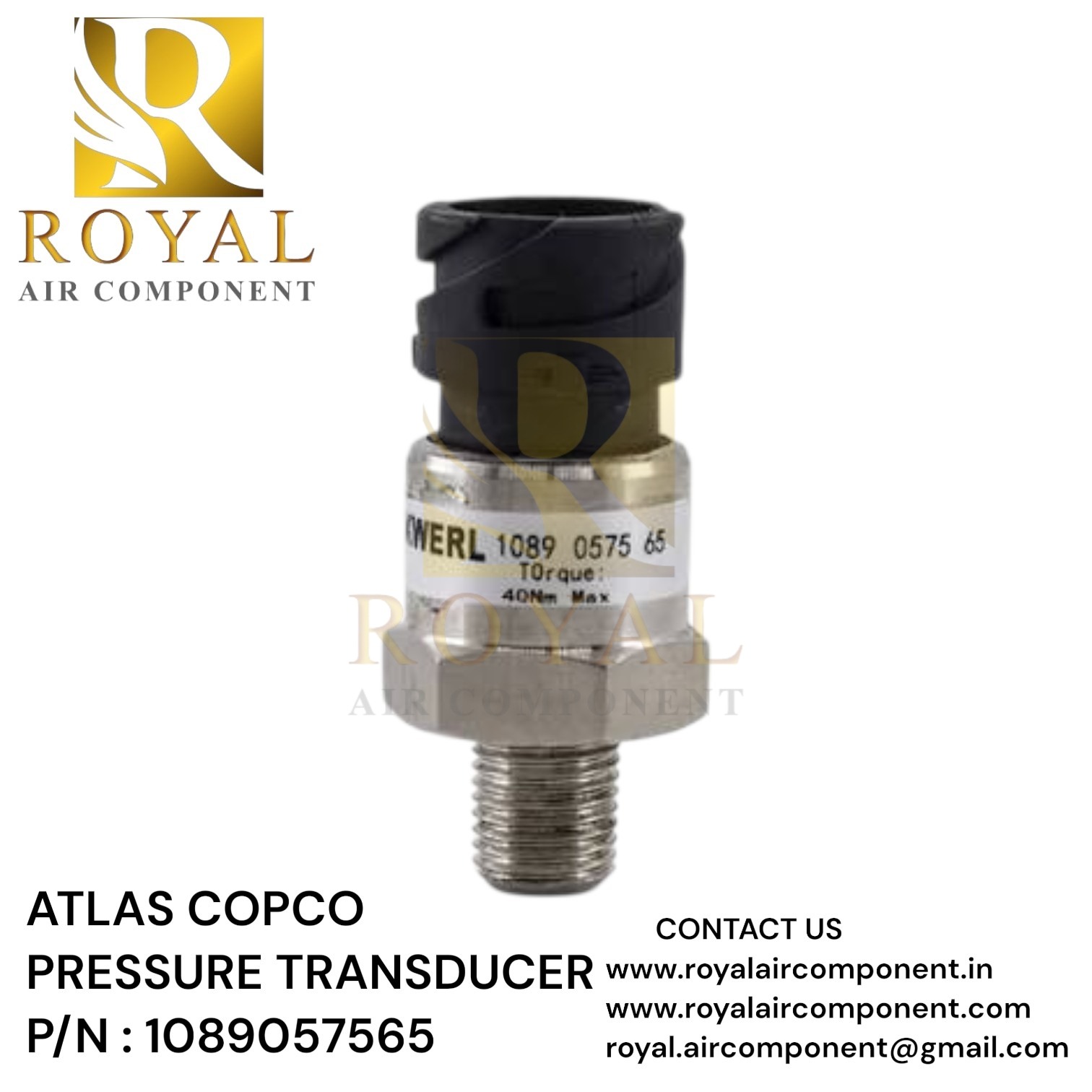 ATLAS COPCO PRESSURE TRANSDUCER P/N.1089057565