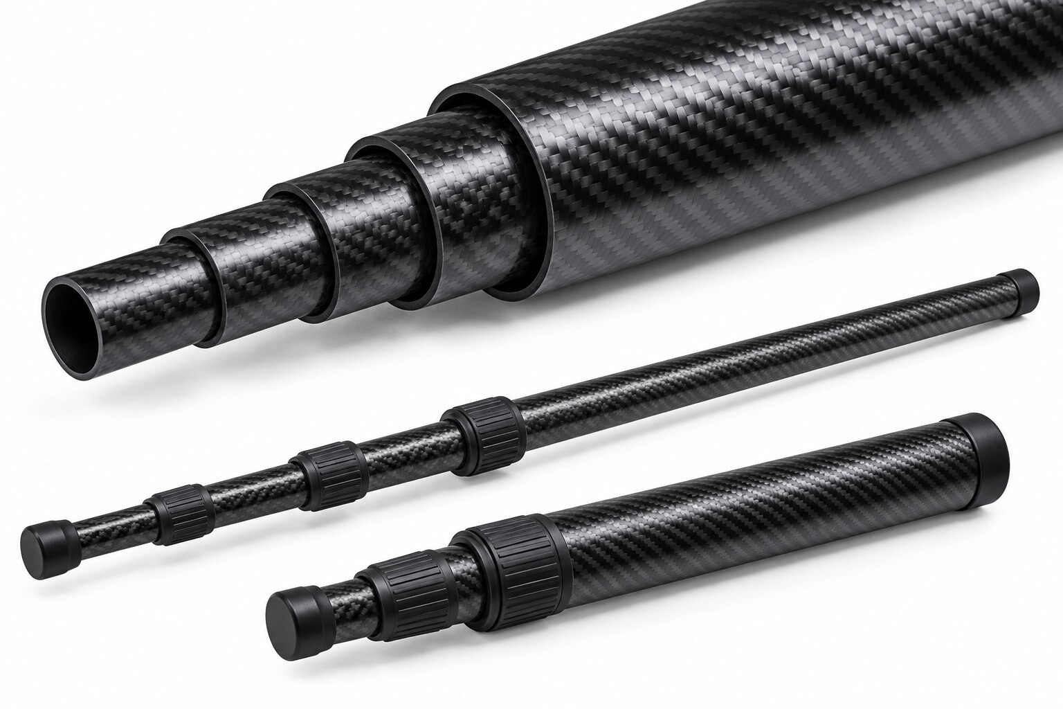 Round Carbon Fiber Telescopic Tubes for Coastal Maintenance in Mumbai