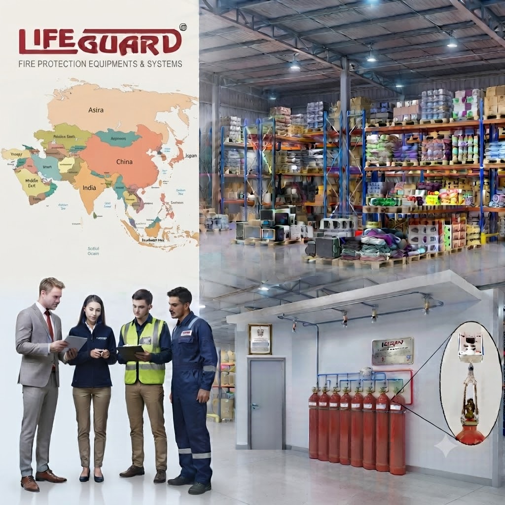 Warehouse Clean Agent Suppression System Provider Asia