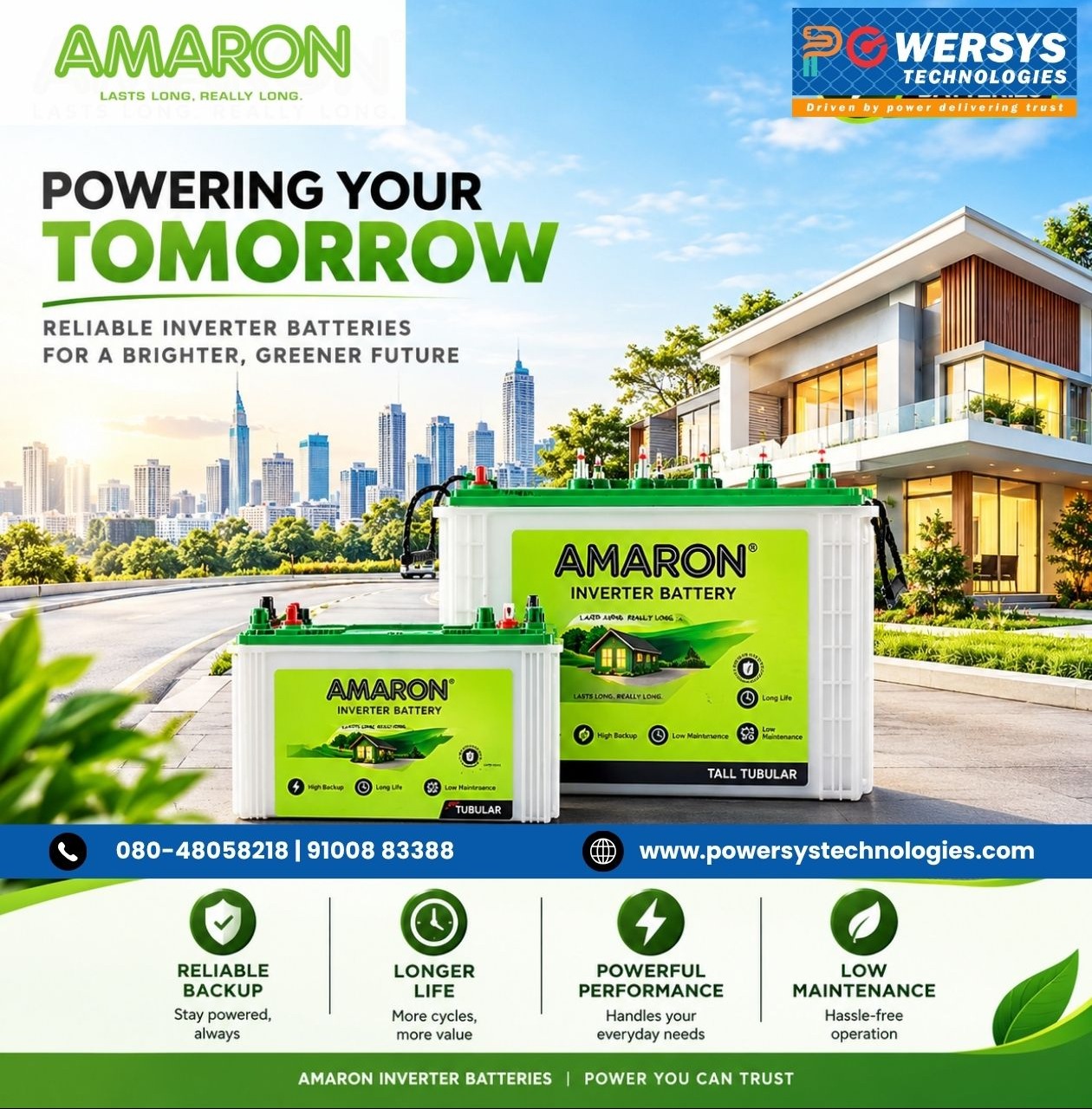 Amaron Inverter Batteries In Hyderabad