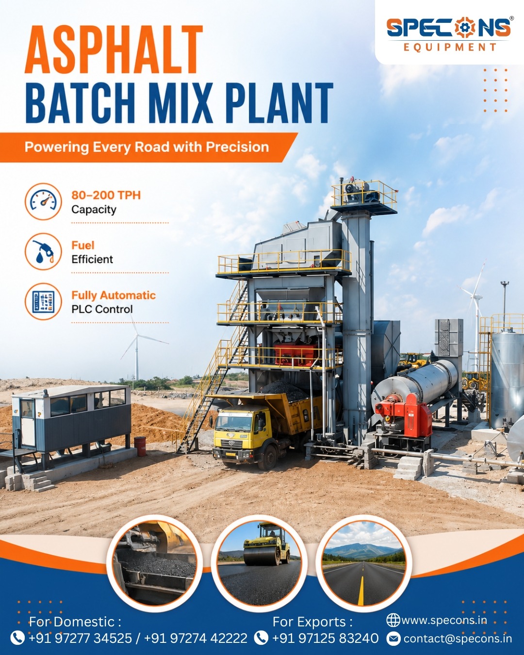 Asphalt Drum Mix Plant Manufacturer in India