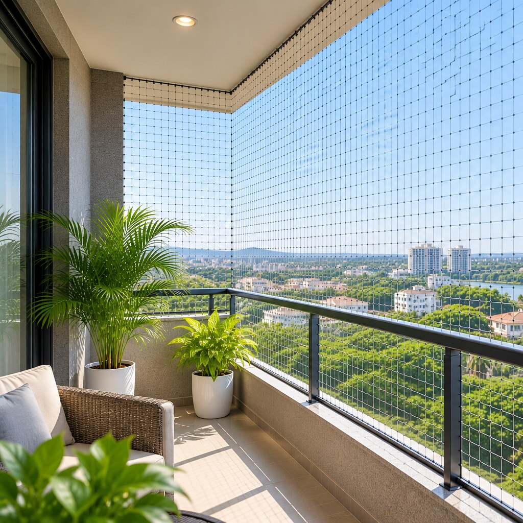 How Bird Nets Help Protect Balconies Without Blocking Ventilation