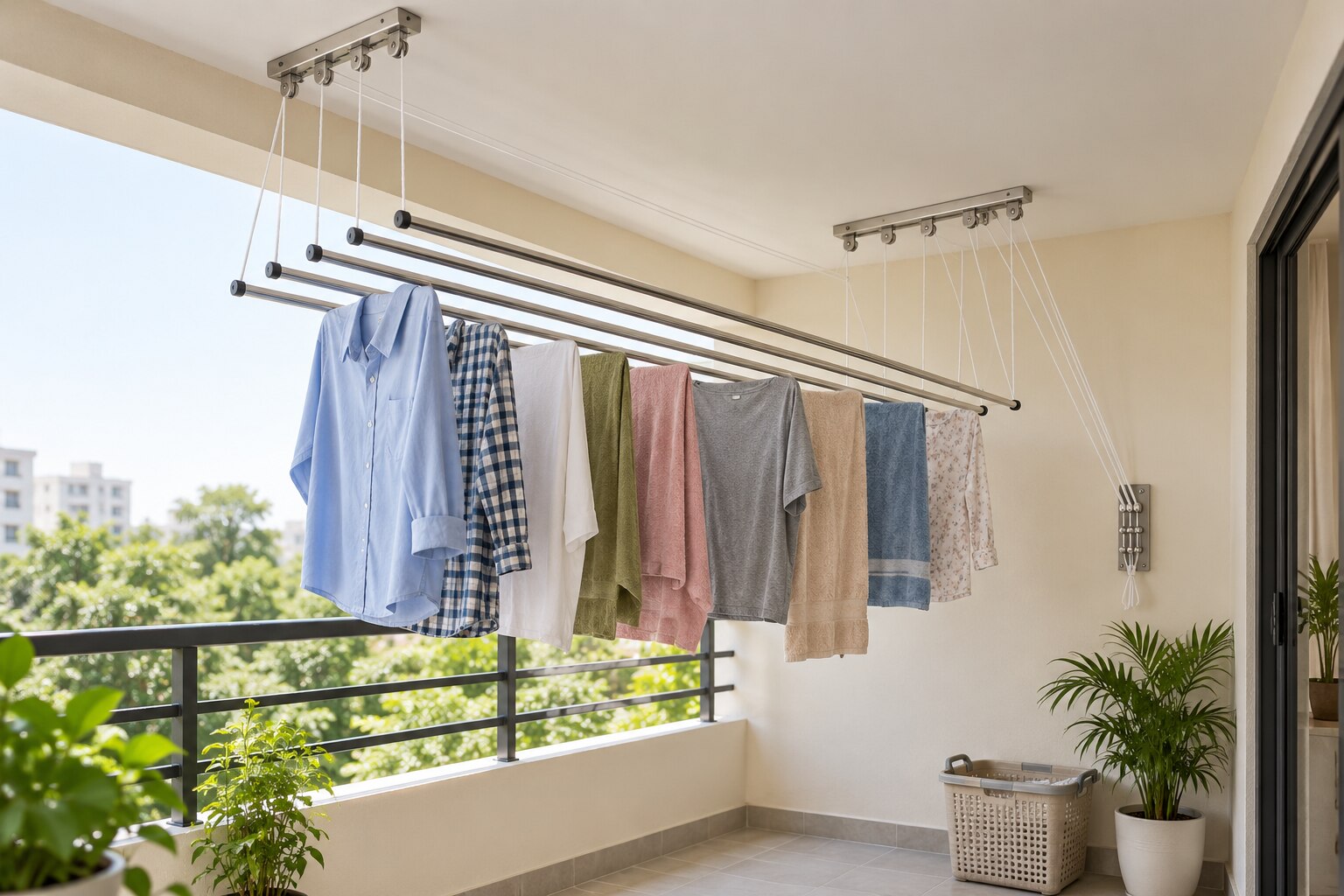 How a Ceiling Cloth Hanger Can Help Save Space in Compact Homes