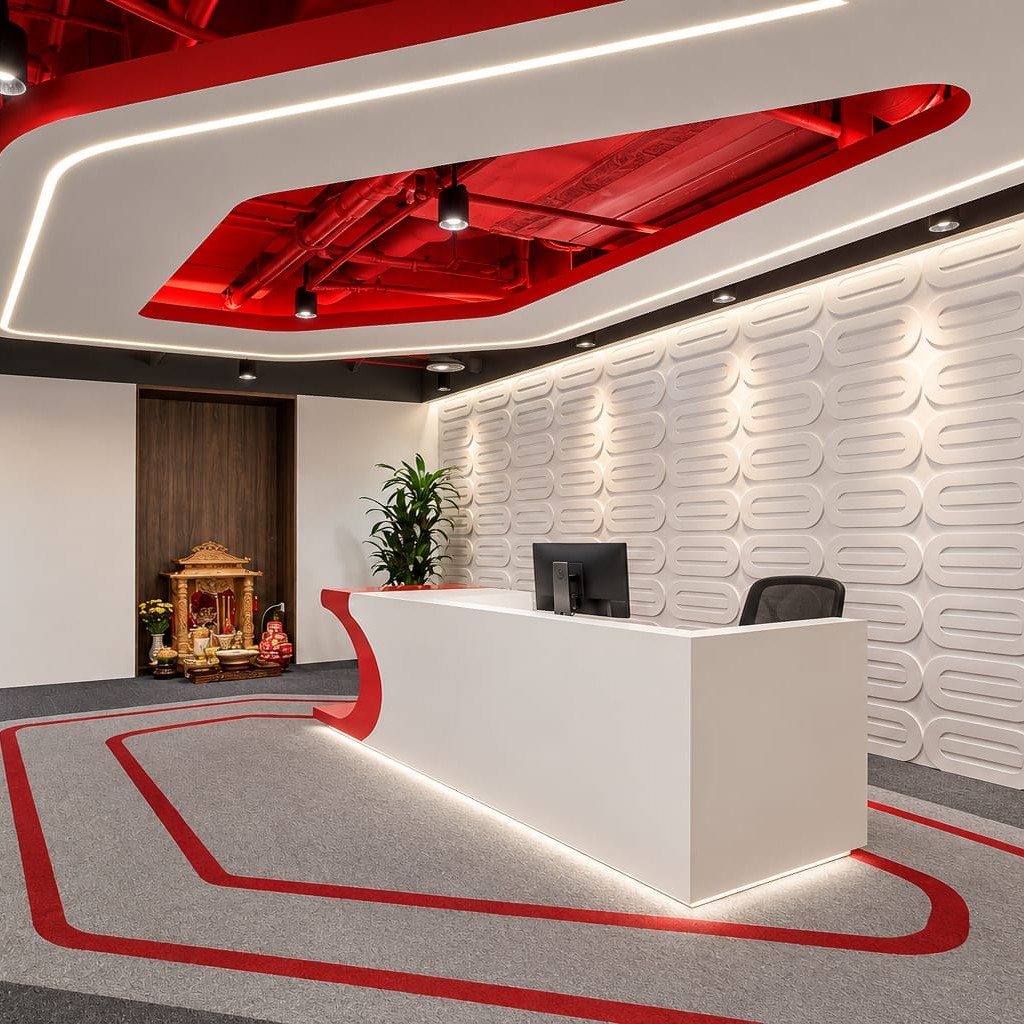 Reception Interior Design | Anna Nagar