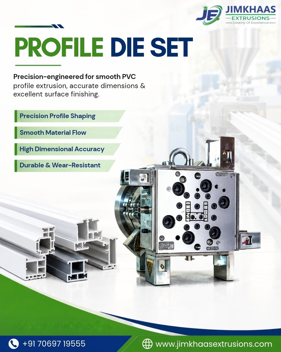 Profile Die Set for Precision PVC Extrusion – Jimkhaas Extrusions