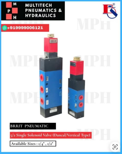 5 Port Single Solenoid Valve Applications for Integrators in Delhi