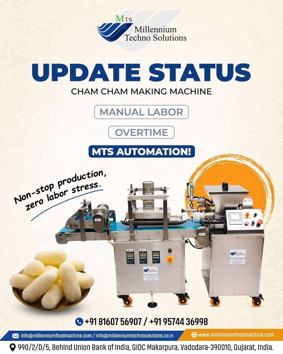 Time to UPDATE STATUS: Say Goodbye to Manual Labor & Overtime! 🛑➡️⚡ Streamline your sweet productio...