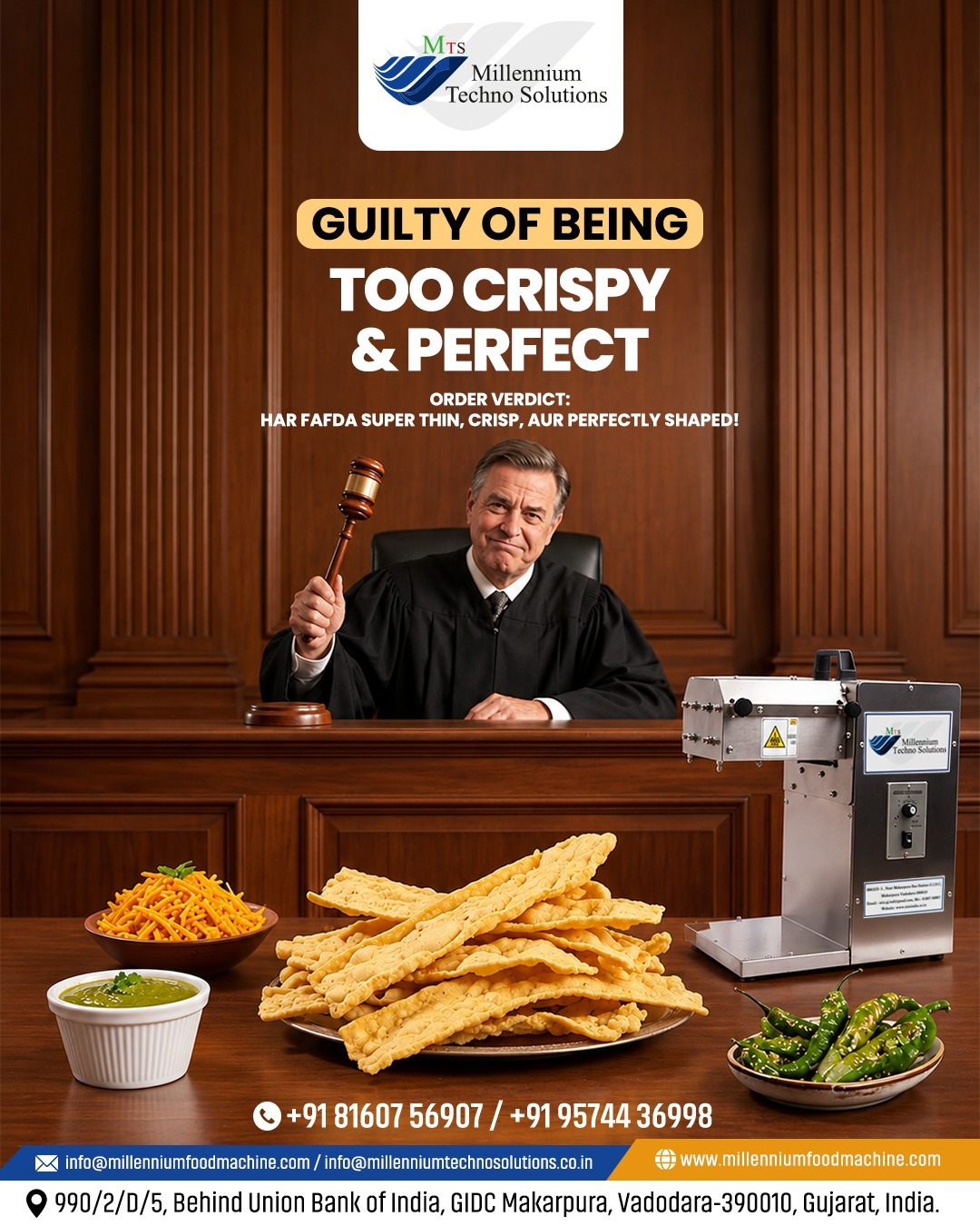 GUILTY OF BEING TOO CRISPY & PERFECT! βοΈπ Order Verdict: Every fafda super thin, crisp, and perfe...